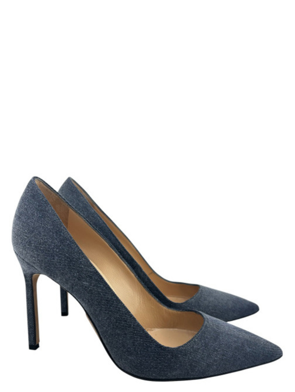 Manolo Blahnik Blue Denim Pumps
